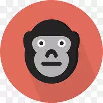 大猩猩电脑图标-大猩猩png