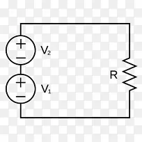 电网电感器电子电路电阻器叠加