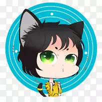 猫科食肉蓝芒果冰淇淋