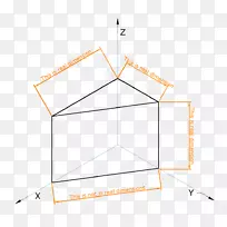 三角画法几何投影-维数