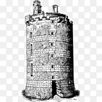 城堡防御工事-免费剪贴画-法国塔