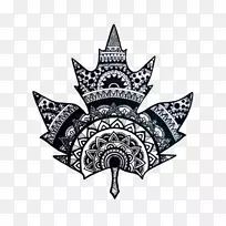 曼陀罗象征叶画佛像-齐塔角
