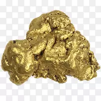 阿拉斯加薄荷金块金矿开采金条金粉