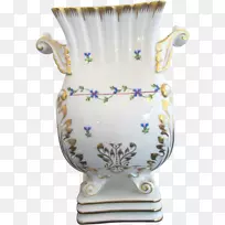陶瓷花瓶瓷器餐具.手绘花环