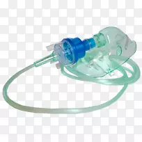 氧气面罩氧气罐是安全的医疗设备氧气面罩