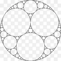 阿波罗尼乌斯-分形几何的阿波罗垫片切线圆分形问题