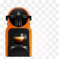 咖啡机Nespresso单桌咖啡容器橙色辉光