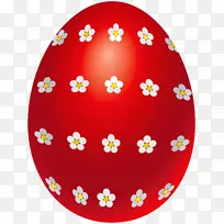 复活节彩蛋剪贴画-花彩蛋