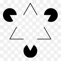 几何光学错觉虚幻轮廓视觉感知三角梦