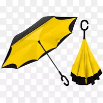 尼龙雨伞柄阴黄伞
