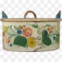 手袋陶瓷送信袋花盆手绘花盒