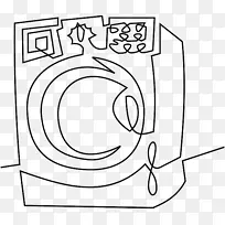家用电器洗衣机厨房剪贴画