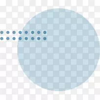 统计数据分析统计图形聚类分析-蓝色圆圈创意