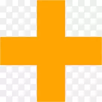 电脑图标剪辑艺术橙色旗帜