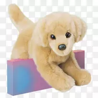 金毛猎犬，拉布拉多猎犬，小狗，小猎犬，毛绒动物&可爱的玩具-毛绒狗