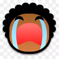 Emoticon笑脸Agar.io电脑图标-哭泣