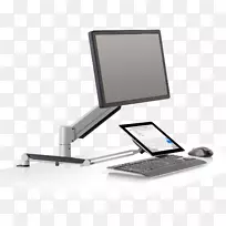 ipad笔记本电脑显示器书桌个人电脑打字
