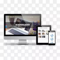 响应式网页设计网页模版Joomla Virtuemart-现代资讯图形