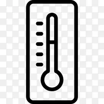 摄氏温度计算机图标温度计