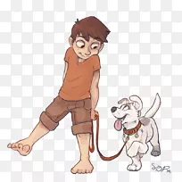 小狗罗威勒狗行走图.大气