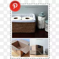 篮子纸板箱自己动手浴室-DIY相册