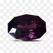宝石尖晶石紫色蓝宝石