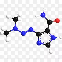 分子球棒模型5-羟色胺-3D模型