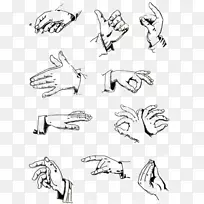 说意大利语：手势的艺术意味着语言-手势。