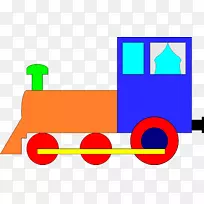 铁路运输蒸汽机车夹艺术.小型列车