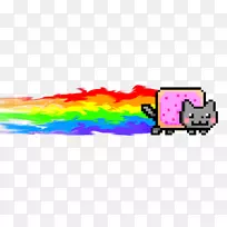 Nyan猫动画彩虹-雨效果