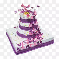 托尔特婚礼蛋糕糖蛋糕奶油砂丁设计元素