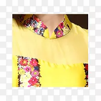 旗袍袖子衬衫服装桂冠领子-传统图案