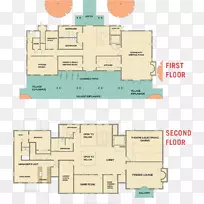 平面图-三个房间和两个房间