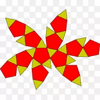 二十十二面体多面体网阿基米德固体五角化