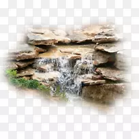 瀑布河-热爱自然环境
