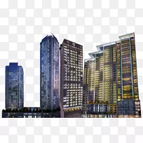 房地产大厦Megaworld公司共管公寓楼-绿化带
