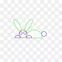 图形设计标志-绘制兔