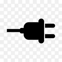 交流电源插头和插座计算机图标电连接器电插头