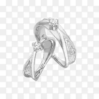 结婚戒指，白金珠宝，宝石，情侣戒指