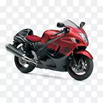 铃木草木汽车摩托车运动自行车-红色摩托车