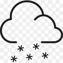 雪云阴天冬雪