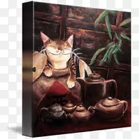 猫茶画廊包静物艺术下午茶