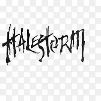 Halestorm标志奇怪的.音乐合奏带