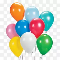 气球派对彩色婚礼-氦气气球