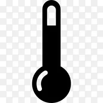 符号温度计算机图标温度计生物