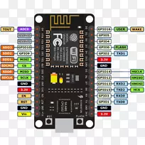 通用输入/输出微控制器nodemcu esp 8266 Arduino.wifi