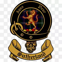 萨瑟兰家族苏格兰徽章苏格兰部落麦克劳德标志徽章纹身