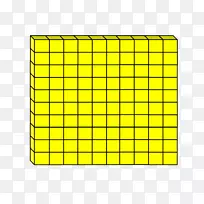 基十块非位置数字系统十进制立方体剪贴画