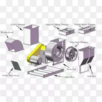 离心式风扇工业风扇减振器工业附件