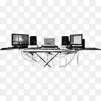 Max Lombardo计算机监视器附件技术桌子家具.工作区